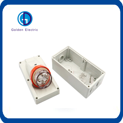 Industrial Inverted Plug with Copper Galvanized Shell Material and IP66 Certification