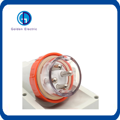 Industrial Inverted Plug with Copper Galvanized Shell Material and IP66 Certification