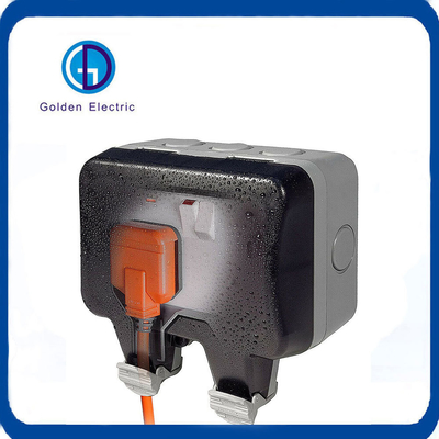 10A IP66 Double Socket Weatherproof Switch Socket Box for Outdoor Electrical Solutions