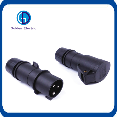 16A 32A 63A 125A Rated Current Waterproof Industrial IP44/IP67 Connector for Wall Type