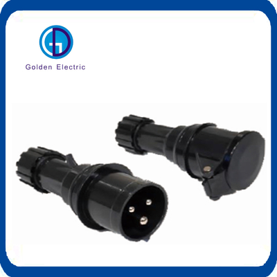 16A 32A 63A 125A Rated Current Waterproof Industrial IP44/IP67 Connector for Wall Type