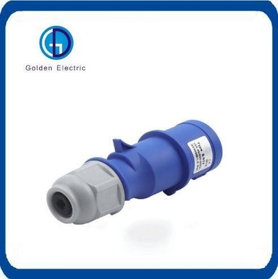 16A 32A 63A 125A Rated Current Waterproof Industrial IP44/IP67 Connector for Wall Type