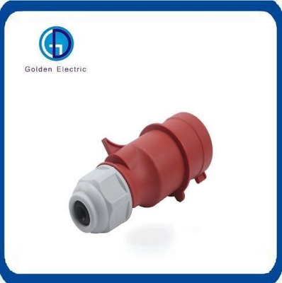 16A 32A 63A 125A Rated Current Waterproof Industrial IP44/IP67 Connector for Wall Type
