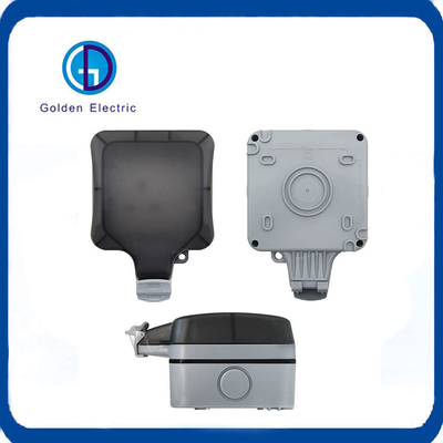 IP66 ABS PC Material Cover Single 10A Light Switch Socket Box for Waterproof Function
