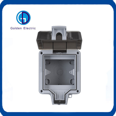 IP66 ABS PC Material Cover Single 10A Light Switch Socket Box for Waterproof Function