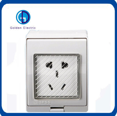 Ordinary Socket 13A/250V 1 Gang Waterproof Wall Switch Socket for Customized Request