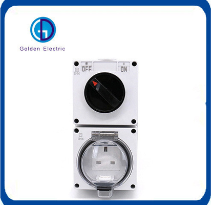 Waterproof Socket and Switch 1 Gang UK Socket IP66 13A