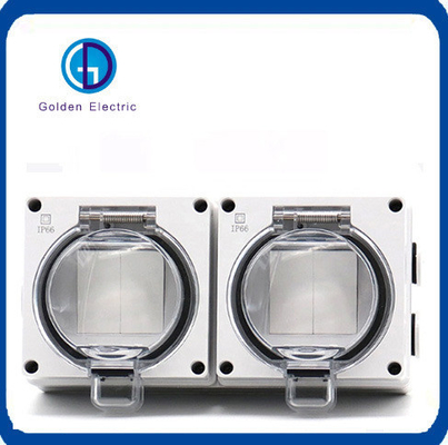 Shell Material Flame Retardant PC Plastic 4gang Switch Different Sizes and Specifications