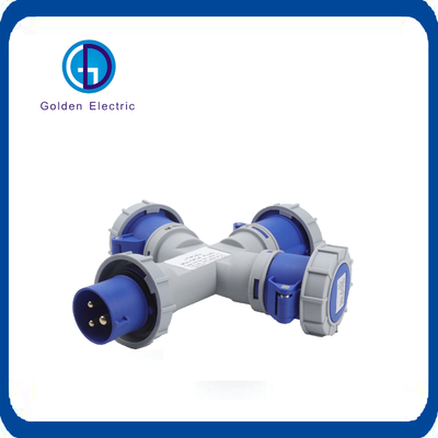 Customized Support IP44/IP67 2p E 3p E Multiple Socket Adaptor for Industrial Outlets
