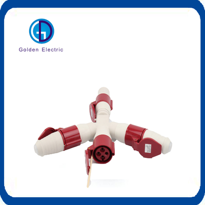 16A Multi Function 3-Way Plug Socket 10141 3 IP44/IP67 220V-415V 3p E 3way 32A Multi Socket
