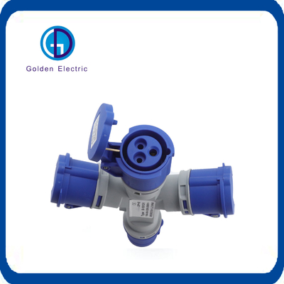 16A Multi Function 3-Way Plug Socket 10141 3 IP44/IP67 220V-415V 3p E 3way 32A Multi Socket