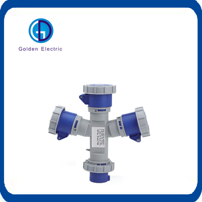 16A Multi Function 3-Way Plug Socket 10141 3 IP44/IP67 220V-415V 3p E 3way 32A Multi Socket