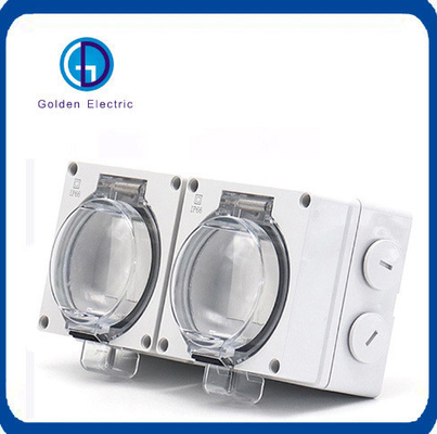 Standard Grounding Multi-Function 2 Gang 13A IP66 Weatherproof Wall Sockets and Switch