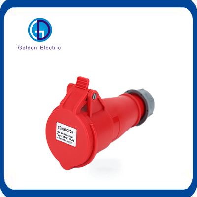 Industrial Function IP44/IP67 32AMP 4pin Plug Socket Connector with CE Certified