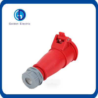 Industrial Function IP44/IP67 32AMP 4pin Plug Socket Connector with CE Certified