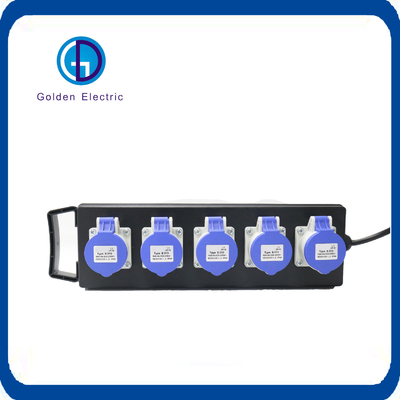 ISO9001 2000 Certified IP67 Waterproof Industrial Socket Box with Customizable Design