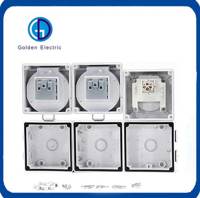 1gang Switch 2ghang EU Socket with USB Function Waterproof Wall Switch and Socket