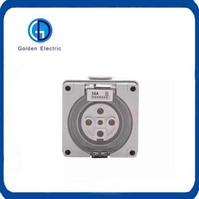 10A 20A 32A 40A 50A 4pins Round Surface Sockets Australia Standard Socket Outlets 500V IP66 Industrial Plug and Socket