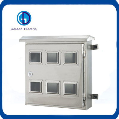 Three Door Stainless Steel Electric Meter Box Surface/Flush Type Multi-Function Mechanical Enclosure