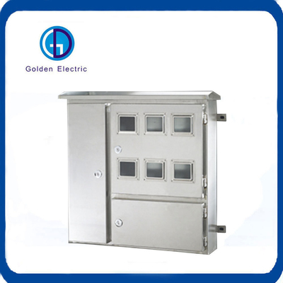 Three Door Stainless Steel Electric Meter Box Surface/Flush Type Multi-Function Mechanical Enclosure