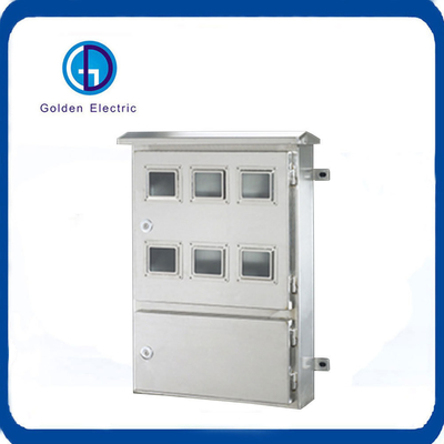Three Door Stainless Steel Electric Meter Box Surface/Flush Type Multi-Function Mechanical Enclosure