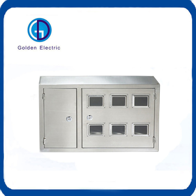 Three Door Stainless Steel Electric Meter Box Surface/Flush Type Multi-Function Mechanical Enclosure