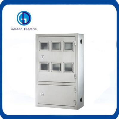 Three Door Stainless Steel Electric Meter Box Surface/Flush Type Multi-Function Mechanical Enclosure