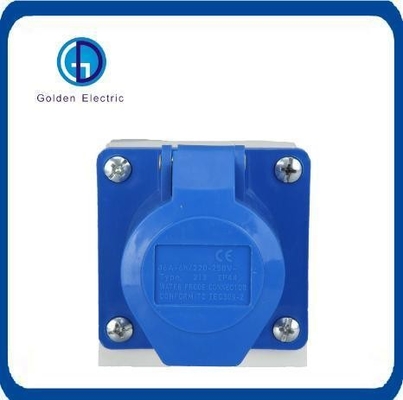 Customized Red Plug And Socket Connectors 415V With Surface Mounted