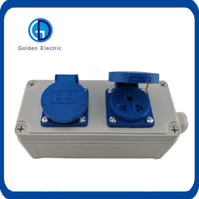 220/230/240/380V/415V Cee/IEC Multistep Combination Socket Box with VDE Certification