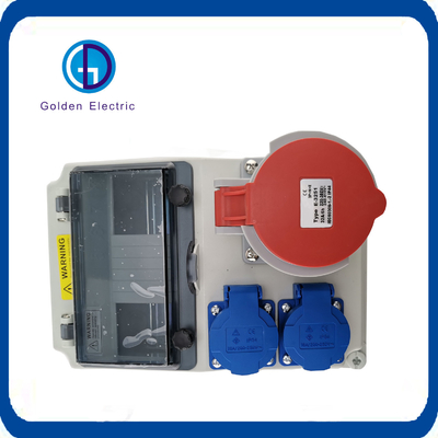 IP67 Shell Protection Grade Portable Combination Socket Board Box for Power Plants