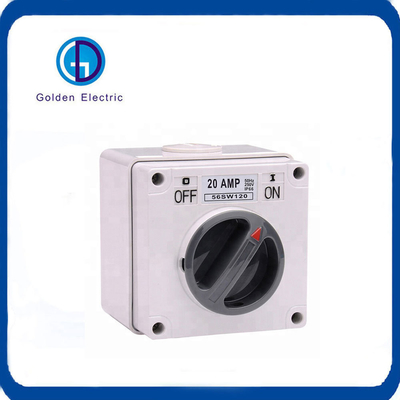 Industrial 500V 3 Phase Square Manual Changeover Switch 10A 20A 32A 40A 50A 63A Rotary Switch
