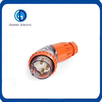 IP66 3 Phase 500V 40A 3/4/5 Pin Waterproof Australian Angled Plug Electrical Industrial Plug