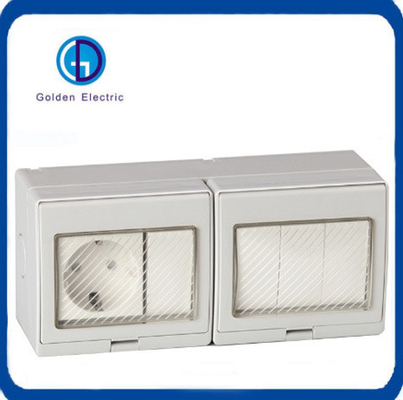 IP55 German German Standard Surface Mounted Waterproof Socket Series for Customization