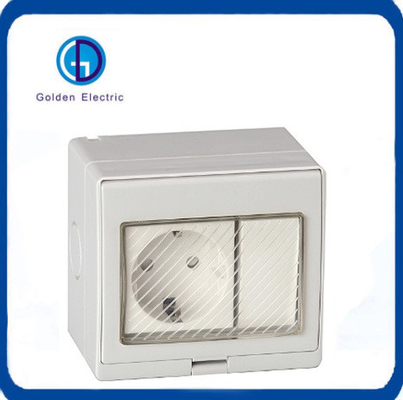 IP55 German German Standard Surface Mounted Waterproof Socket Series for Customization