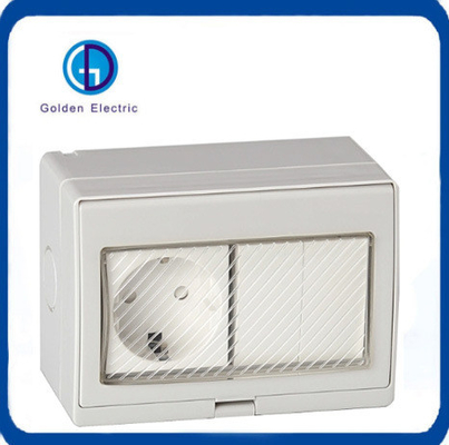 IP55 German German Standard Surface Mounted Waterproof Socket Series for Customization