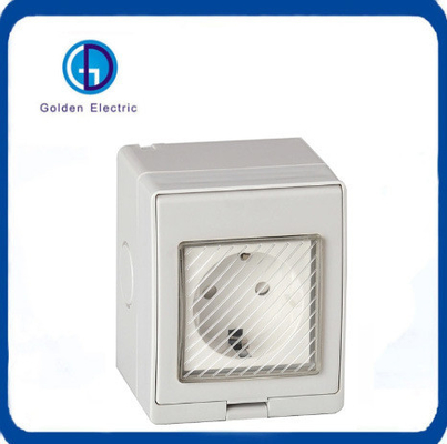 IP55 German German Standard Surface Mounted Waterproof Socket Series for Customization