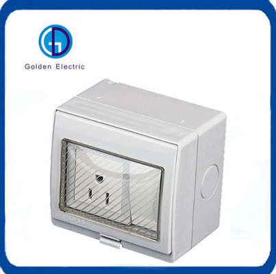 PC Panel and Copper Silver Alloy Inside Max. Voltage 110V-250V 2 Gang American Standard Socket