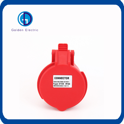 IP44/IP67/IP55 Waterproof Coupler 3p E 4 Pins 16A 32A Industrial Plug and Socket Male Female Connector with Cover 220V 240V
