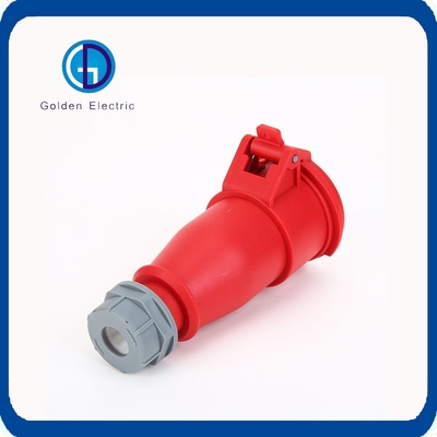 IP44/IP67/IP55 Waterproof Coupler 3p E 4 Pins 16A 32A Industrial Plug and Socket Male Female Connector with Cover 220V 240V