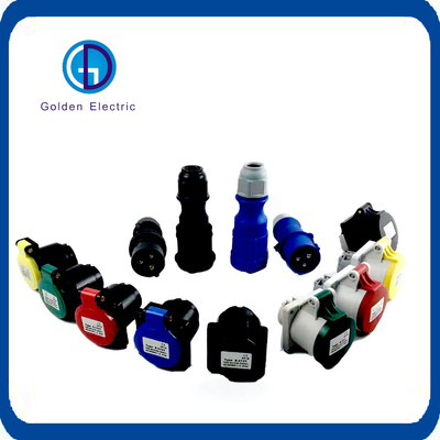 IP67 Wall Mounted Industrial Plug Socket Waterproof Heat Resistant 80