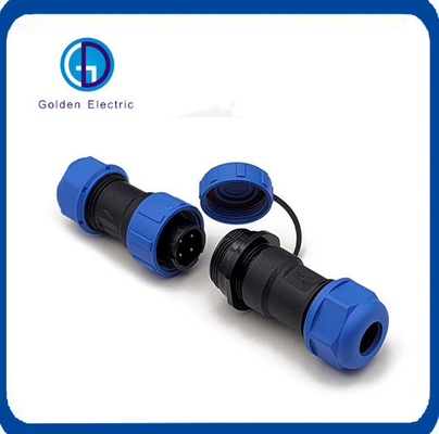 3P Blue Male And Female Plug IP68 5A Safety Operation With Low Frequency