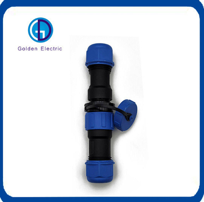 3P Blue Male And Female Plug IP68 5A Safety Operation With Low Frequency