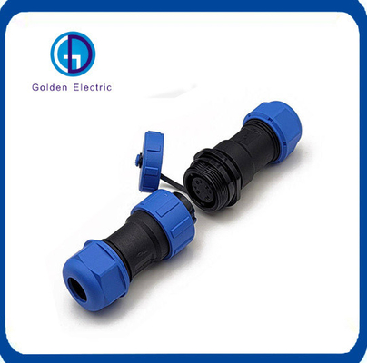 3P Blue Male And Female Plug IP68 5A Safety Operation With Low Frequency