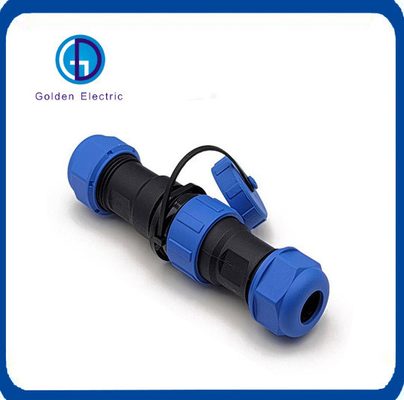 3P Blue Male And Female Plug IP68 5A Safety Operation With Low Frequency
