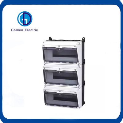 Low Voltage Household Surface Mounted ABS Plastic Distribution Box Enclosure with MCB