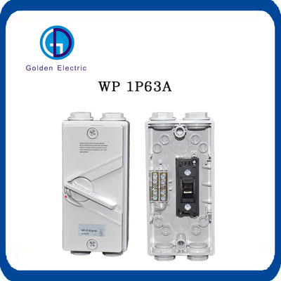 Customized Request 1p-4p 20A-63A Industrial Ukf Isolator Switch with Customization Option