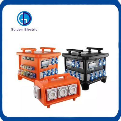 Yellow Indoor Waterproof Electrical Distribution Box For Overload Protection