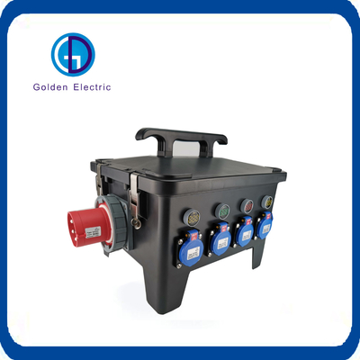 Yellow Indoor Waterproof Electrical Distribution Box For Overload Protection