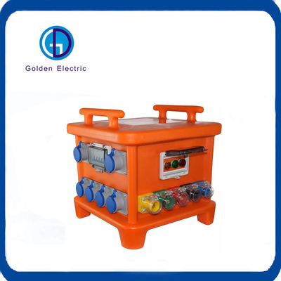 Yellow Indoor Waterproof Electrical Distribution Box For Overload Protection