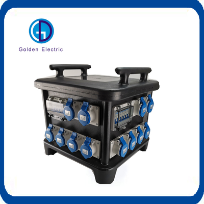 Yellow Indoor Waterproof Electrical Distribution Box For Overload Protection